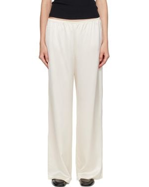 Leset Off- Barb Wide Leg Trousers - Natural
