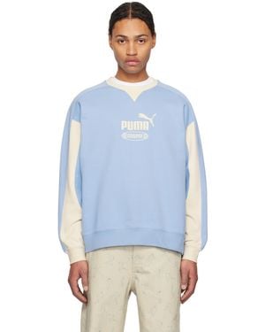 Kidsuper Pumaエディション ブルー King クルー スウェットシャツ