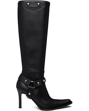 Balenciaga City Harness Tall Boots - Black