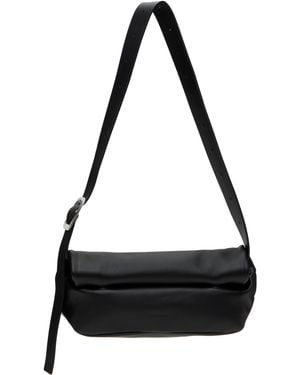 Jil Sander Rollup Small Square Belt Bag - Black