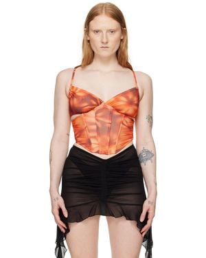 MISBHV Printed Corset - Black
