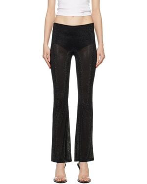 Alexander Wang Black Boot-leg Pants