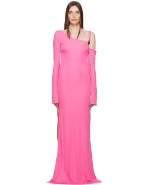 Tom Ford アシンメトリ マキシドレス - ピンク