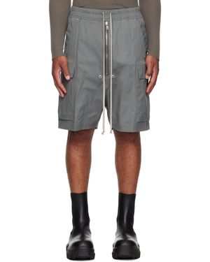 Rick Owens Concordians Cargobela Cargo Shorts - Black