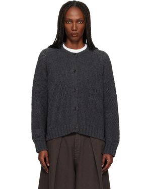 YMC Cardigan Atomic Gris - Noir