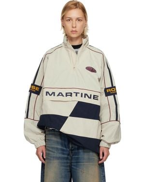Martine Rose Hockey Pullover Jacket - Blue