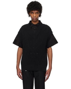 C2H4 Uniformity Knit Vest - Black