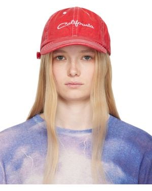 ERL 'California' Embroidered Cap - Blue