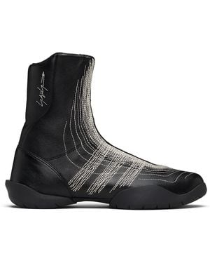 Y-3 Regu Hi Trainers - Black