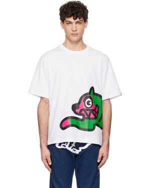 ICECREAM Jumbo Running Dog T-Shirt - White