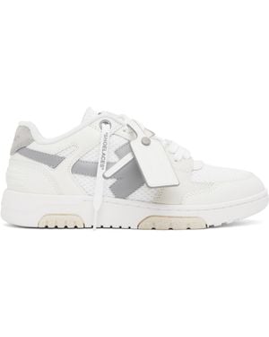Off-White c/o Virgil Abloh ホワイト＆グレー Slim Out Of Office スニーカー - ブラック