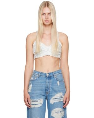 Eytys Arie Denim Tank Top - Blue