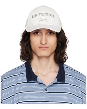Martine Rose Rolled Back Cap - Blue