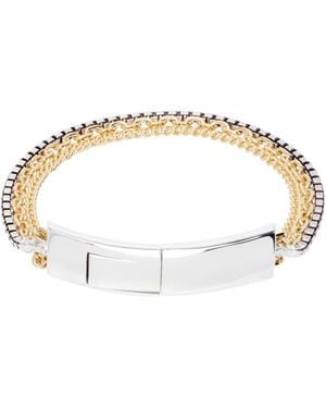 Bottega Veneta Detail Chain Bracelet - Black