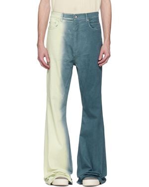 Rick Owens Off- Hollywood Bolan Bootcut Jeans - Blue