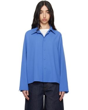 Meta Campania Collective Alton Classic Boxy Shirt - Blue