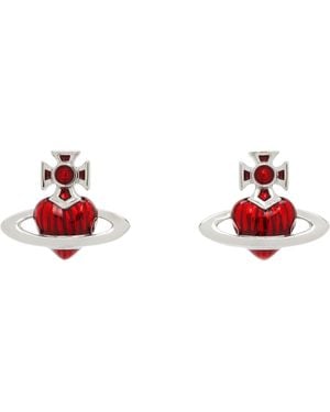 Vivienne Westwood Fabianna Bas Relief Earrings - Black