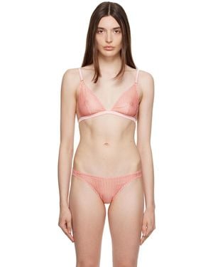 Kiki de Montparnasse Striped Bra - Pink