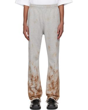 we11done Muddy Joggers - White