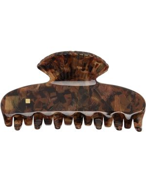 Sophie Buhai Fan Shell Acetate Claw Clip in Black | Lyst
