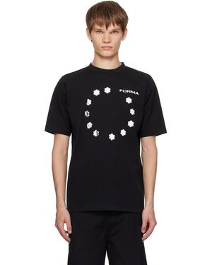 FORMA T-Shirt À Manches Courtes Noir À Logo