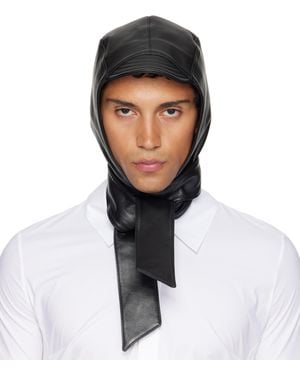 Jean Paul Gaultier ブラック 'The Leather' フード - マルチカラー