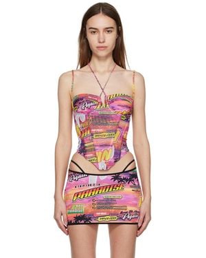 Miaou Pink Aphex Tank Top - Red