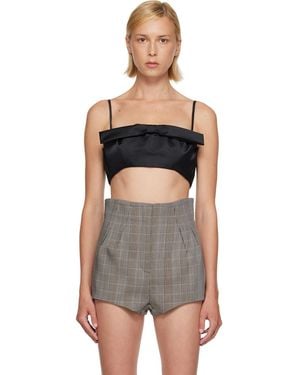 Givenchy Haut Écourté Noir À Boucle