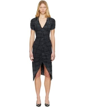 Vivienne Westwood Pulling Midi Dress - Black