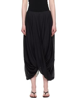 TOTEME Cocoon Maxi Skirt - Black