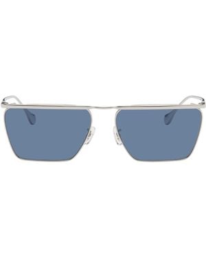Jil Sander Oliver Peoples 'Edition 2' Wireframe Sunglasses - Blue