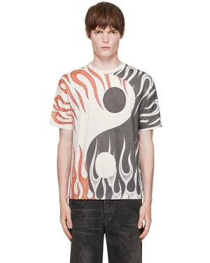 Who Decides War Yin Yang Jersey Short Sleeve T-Shirt - Multicolour