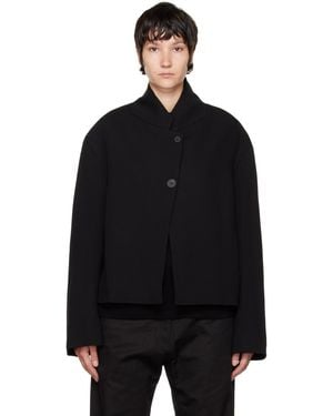 Studio Nicholson Cropped Jacket - Black