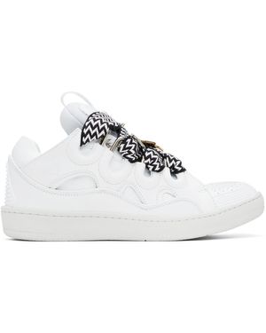 Lanvin Futureエディション ホワイト Curb 3.0 スニーカー - ブラック