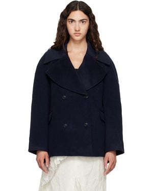 Loulou de Saison Neil Double Breasted Jacket - Blue