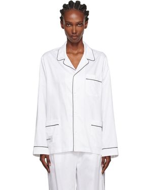 MAGNIBERG Sorbetto Pyjama Shirt - White