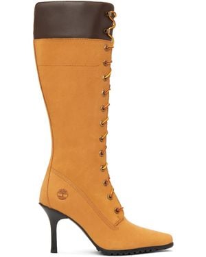 Bottes hauteur genou Timberland pour femme Reductions en ligne jusqu a 51 Lyst