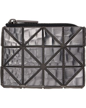 Issey Miyake Portefeuille Cassette Gris Acier - Métallisé