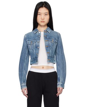 Alexander Wang ブルー トラッカー デニムジャケット