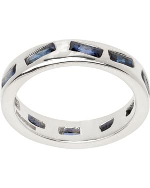 Bleue Burnham Mini Lotus Ring - White
