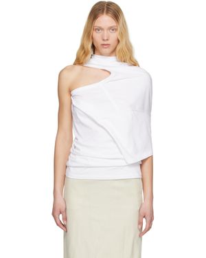 Christopher Esber Distort Cutaway T-Shirt - White