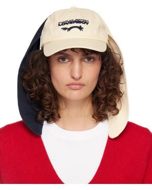 Charles Jeffrey Off- Colour Block Bunny Cap - Red
