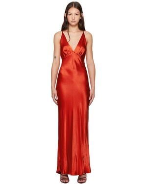 Bec & Bridge Moon Dance V Maxi Dress - Red