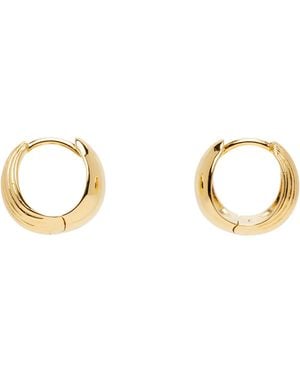 Sophie Buhai Reversible Hinged Hoop Earrings - Black