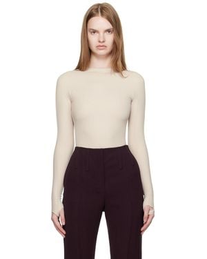 Mugler Shoulder Logo Bodysuit - Multicolor