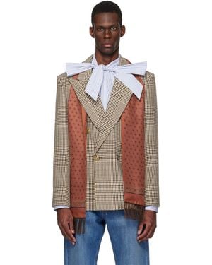 Valentino Double-Breasted Blazer - Black