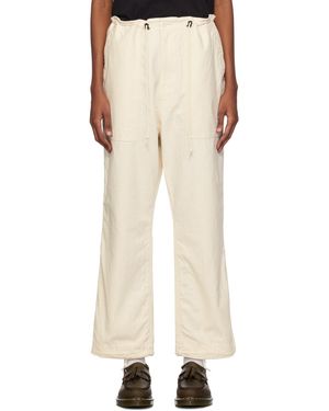 Needles Off-white String Fatigue Trousers - Natural