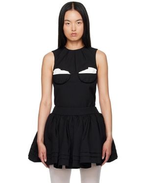 ShuShu/Tong Haut Noir À Bonnets Décoratifs