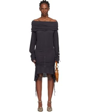 KNWLS Mg-Petrol Minidress - Black