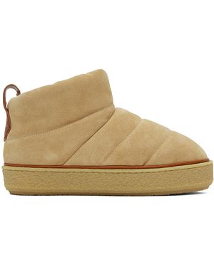 Isabel Marant タン スエード Pillow ブーツ - ブラック